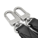 ルイヴィトン LOUIS VUITTON アルファ ウェアラブル ウォレット N60414 ブルー レザー ダミエグラフィットジャイアントキャンバス ショルダーバッグ シルバー金具 カード入れ