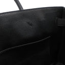 エルメス HERMES バーキン30 ブラック トゴ ハンドバッグ シルバー金具 黒