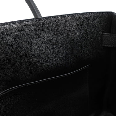 エルメス HERMES バーキン30 ブラック トゴ ハンドバッグ シルバー金具 黒