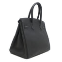 エルメス HERMES バーキン30 ブラック トゴ ハンドバッグ シルバー金具 黒