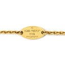 ルイヴィトン LOUIS VUITTON LV アイコニック M00596 ゴールド GP ストラス ネックレス ロゴ モノグラムフラワー LVイニシャル LVサークル