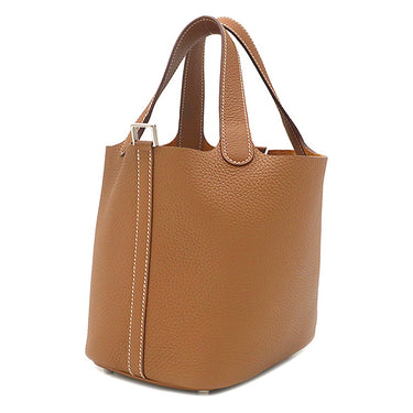 エルメス HERMES ピコタンロック 18 PM ゴールド トリヨンクレマンス ハンドバッグ シルバー金具 新品 未使用 2024年製
