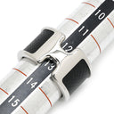 エルメス HERMES オランプ リング GM ブラック×シルバー メタル ヴォーマダム 14037 リング 指輪 シルバー金具 新品 未使用 黒 13号