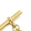 エルメス HERMES ユリディス ブラウン バッファローホーン メタル T2 ブレスレット ゴールド金具 シェーヌダンクル