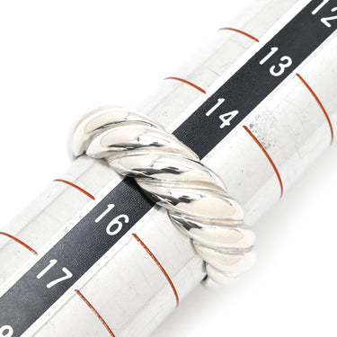 エルメス HERMES トルサード シルバー シルバー925 リング 指輪 アクセサリー AG925 ロープモチーフ ヴィンテージ 15号