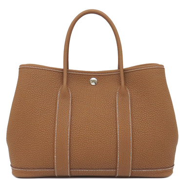 エルメス HERMES ガーデンパーティーTPM 30 ゴールド ネゴンダ トートバッグ シルバー金具 新品 未使用 オールレザー 2026年製