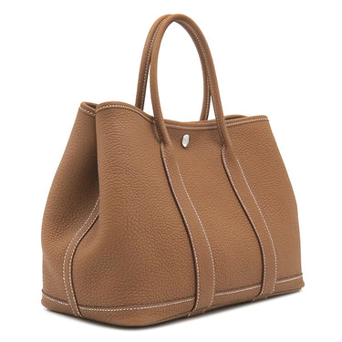 エルメス HERMES ガーデンパーティーTPM 30 ゴールド ネゴンダ トートバッグ シルバー金具 新品 未使用 オールレザー 2026年製