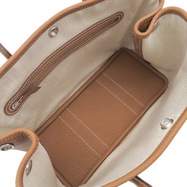エルメス HERMES ガーデンパーティーTPM 30 ゴールド ネゴンダ トートバッグ シルバー金具 新品 未使用 オールレザー 2026年製