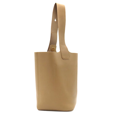 ロエベ LOEWE ぺプル バケットバッグ ミディアム AANBBBWX01 オーク カーフ ショルダーバッグ ゴールド金具 ワンハンドル ショルダー ハンドバッグ