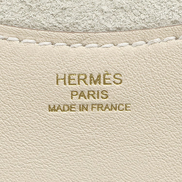 エルメス HERMES インザループ 18 クレ トリヨンクレマンス ヴォースイフト ハンドバッグ ゴールド金具 オフホワイト 2025年製
