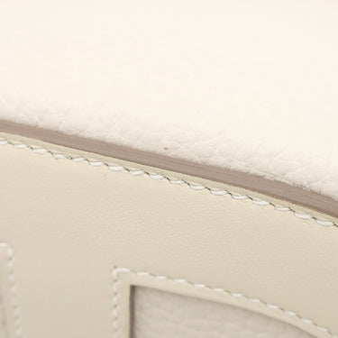 エルメス HERMES インザループ 18 クレ トリヨンクレマンス ヴォースイフト ハンドバッグ ゴールド金具 オフホワイト 2025年製