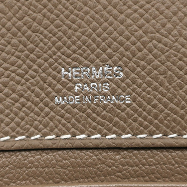 エルメス HERMES クラッチバッグ サック ア デペッシュ 24 エトゥープ ヴォーエプソン クラッチバッグ シルバー金具 2025年製