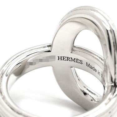 エルメス HERMES シェーヌダンクル 24 シルバー シルバー925 #53 リング 指輪 ヴァンキャトル SV925 12号