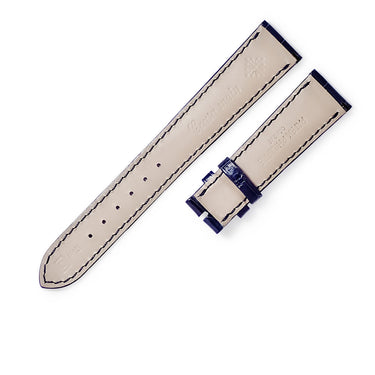 パテックフィリップ PATEK PHILIPPE 純正 クロコバンド ネイビー クロコダイル 腕時計パーツ 未使用 替え クロコダイル バンド ベルト ストラップ 19ｍｍ ネイビー