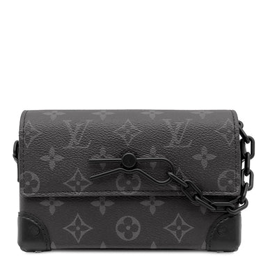 ルイヴィトン LOUIS VUITTON スティーマー ウェアラブル ウォレット M81783 モノグラムエクリプス モノグラムエクリプス ショルダーバッグ マットブラック金具 黒 ショルダー