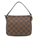 ルイヴィトン LOUIS VUITTON トゥルース メイクアップ N51982 ダミエエベヌ ダミエキャンバス ポーチ ゴールド金具 茶 アクセサリーポーチ