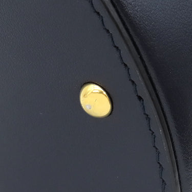 グッチ GUCCI ホースビット 1955 スモール バケットバッグ 637115 ベージュ×ネイビー キャンバス レザー ハンドバッグ ゴールド金具 紺 巾着