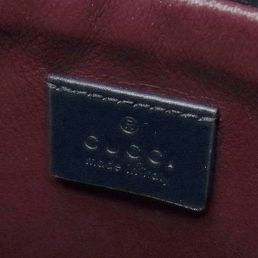 グッチ GUCCI ホースビット 1955 スモール バケットバッグ 637115 ベージュ×ネイビー キャンバス レザー ハンドバッグ ゴールド金具 紺 巾着