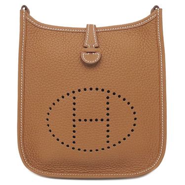 エルメス HERMES エヴリン TPM 16 ロング ゴールド トリヨンクレマンス ショルダーバッグ シルバー金具 新品 未使用 茶 エブリン 2025年製