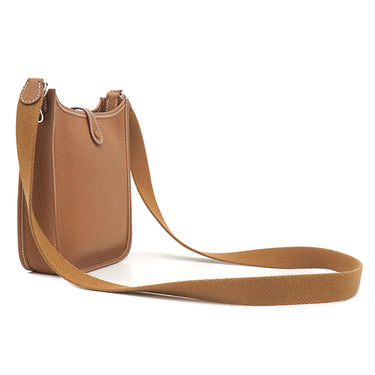 エルメス HERMES エヴリン TPM 16 ロング ゴールド トリヨンクレマンス ショルダーバッグ シルバー金具 新品 未使用 茶 エブリン 2025年製