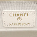 シャネル CHANEL マトラッセ コインパース ホワイト キャビアスキン コインケース ゴールド金具 カードケース ココマーク