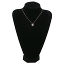 ヴァンクリーフアーペル Van Cleef & Arpels ヴィンテージ アルハンブラ VCARP9T000 グレー×ローズゴールド K18PG シルバーオブシディアン ネックレス シルバーオブシディアン 2023ホリデー ダイヤ