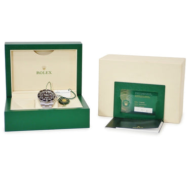 腕時計 ロレックス ROLEX サブマリーナー 41 124060 ランダム番 自動巻き メンズ 新品同様 ランダム番 ブラック 黒 逆回転防止ベゼル ベンツ針