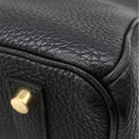 エルメス HERMES バーキン35 ブラック トゴ ハンドバッグ ゴールド金具 黒