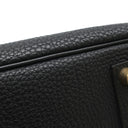 エルメス HERMES バーキン35 ブラック トゴ ハンドバッグ ゴールド金具 黒