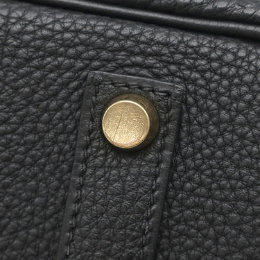エルメス HERMES バーキン35 ブラック トゴ ハンドバッグ ゴールド金具 黒
