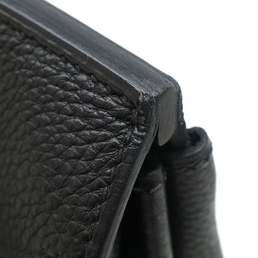 エルメス HERMES バーキン35 ブラック トゴ ハンドバッグ ゴールド金具 黒