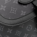 ルイヴィトン LOUIS VUITTON ソミュール バックパック M45913 モノグラムエクリプス モノグラムエクリプス リュック・デイパック ブラック金具 黒