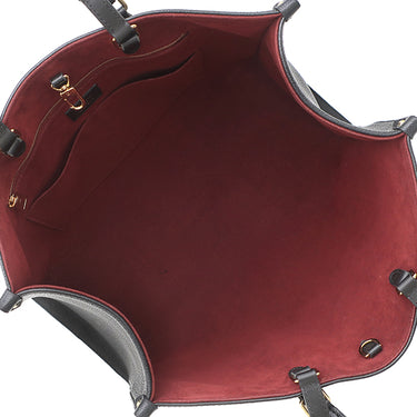 ルイヴィトン LOUIS VUITTON オンザゴー GM M45495 ブラック×ベージュ モノグラムアンプラント トートバッグ ゴールド金具 バイカラー 肩掛け