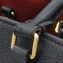 ルイヴィトン LOUIS VUITTON オンザゴー GM M45495 ブラック×ベージュ モノグラムアンプラント トートバッグ ゴールド金具 バイカラー 肩掛け