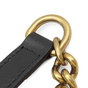 グッチ GUCCI GGマーモント スモール カメラバッグ 447632 ブラック レザー シェブロンキルティングレザー ショルダーバッグ ヴィンテージ金具 黒 ショルダー キルティング