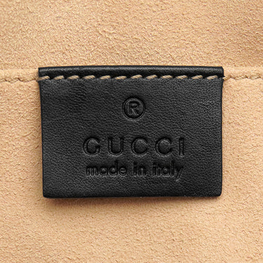 グッチ GUCCI GGマーモント スモール カメラバッグ 447632 ブラック レザー シェブロンキルティングレザー ショルダーバッグ ヴィンテージ金具 黒 ショルダー キルティング