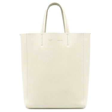 セリーヌ CELINE スモール バーティカル カバ 189813 ホワイト レザー 2WAYバッグ ゴールド金具 白 トート ショルダー リカラー有