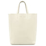 セリーヌ CELINE スモール バーティカル カバ 189813 ホワイト レザー 2WAYバッグ ゴールド金具 白 トート ショルダー リカラー有
