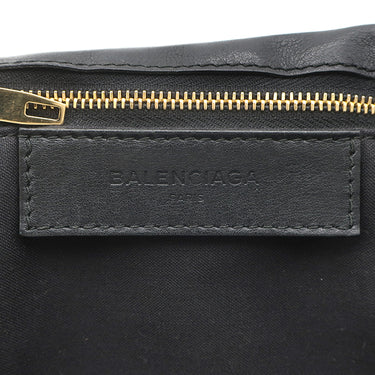 バレンシアガ BALENCIAGA クラッチ バッグ 420831 ブラック レザー 2WAYバッグ ゴールド金具 黒 ショルダーバッグ