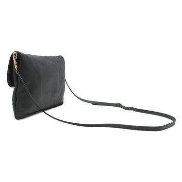 バレンシアガ BALENCIAGA クラッチ バッグ 420831 ブラック レザー 2WAYバッグ ゴールド金具 黒 ショルダーバッグ