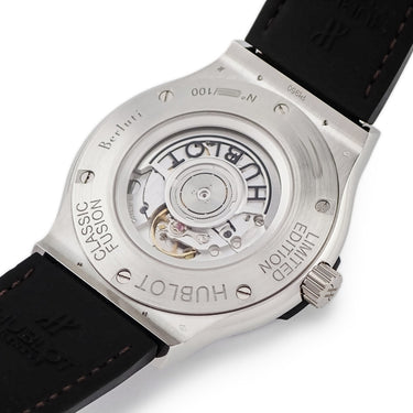 腕時計 ウブロ HUBLOT クラシックフュージョン ベルルッティ スクリットプラチナ 511.TX.050T.VR.BER16 自動巻き メンズ Pt950 限定