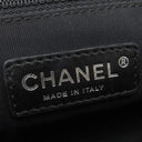 シャネル CHANEL マトラッセ チェーンショルダー ホワイト×ブラック レザー ショルダーバッグ ガンメタル金具 メタリック ダブルフラップ