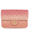 シャネル CHANEL サンセット オン ザ シー ピンク系 キャビアスキン ウエストバッグ マットゴールド金具 ピンクグラデーション