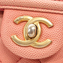 シャネル CHANEL サンセット オン ザ シー ピンク系 キャビアスキン ウエストバッグ マットゴールド金具 ピンクグラデーション