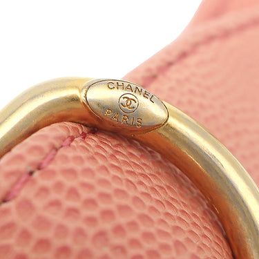 シャネル CHANEL サンセット オン ザ シー ピンク系 キャビアスキン ウエストバッグ マットゴールド金具 ピンクグラデーション