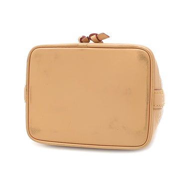 ルイヴィトン LOUIS VUITTON ナノ ノエ M82427 ピンク レザー モノグラムラミネーテッドジャカード 2WAYバッグ ゴールド金具 メタリック 巾着バッグ