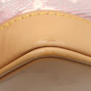 ルイヴィトン LOUIS VUITTON ナノ ノエ M82427 ピンク レザー モノグラムラミネーテッドジャカード 2WAYバッグ ゴールド金具 メタリック 巾着バッグ