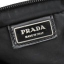 プラダ PRADA 三角ロゴ ショルダー ブラック ナイロン ショルダーバッグ シルバー金具 黒 斜め掛け ナイロンバッグ