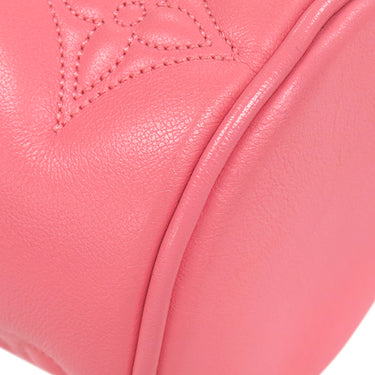 ルイヴィトン LOUIS VUITTON パピヨン BB M59826 ドラゴンフルーツ レザー バブルグラムレザー 2WAYバッグ ゴールド金具 ピンク チェーンショルダー 3WAY