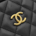 シャネル CHANEL マトラッセ カメラバッグ AS1230 ブラック ラムスキン ショルダーバッグ ヴィンテージ金具 スミクロ ココマーク